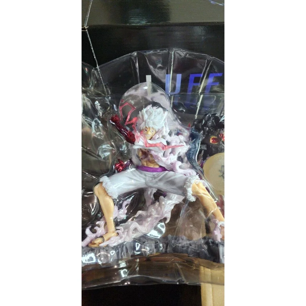 One‎ Piece Luffy Gear 5 Figure Sun God Nika Lightning PVC Statue 11